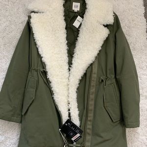GAP MILITARY SHEPRA QUILTED OUTERWEAR